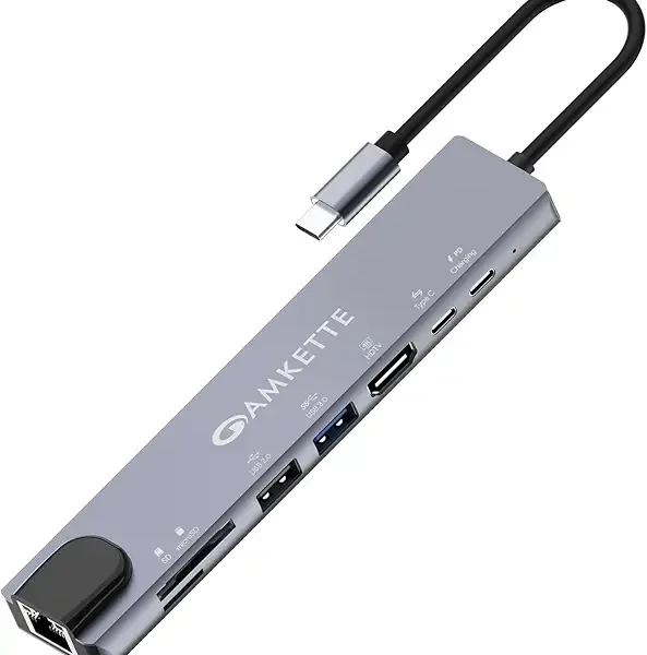 Amkette 8-in-1 Type C Hub